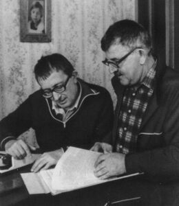 Аркадий и Борис Стругацкие. Фото.